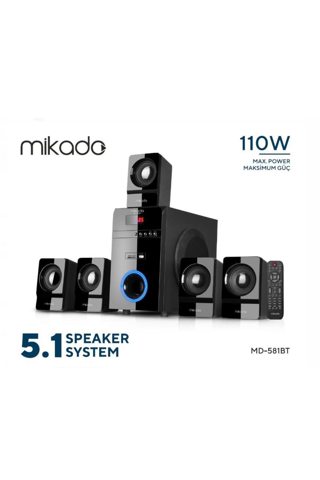 Mikado Md-581bt 5 1 Usb Sd Fm Destekli Multimedia Bluetooth Speaker - Fiyatı, Yorumları