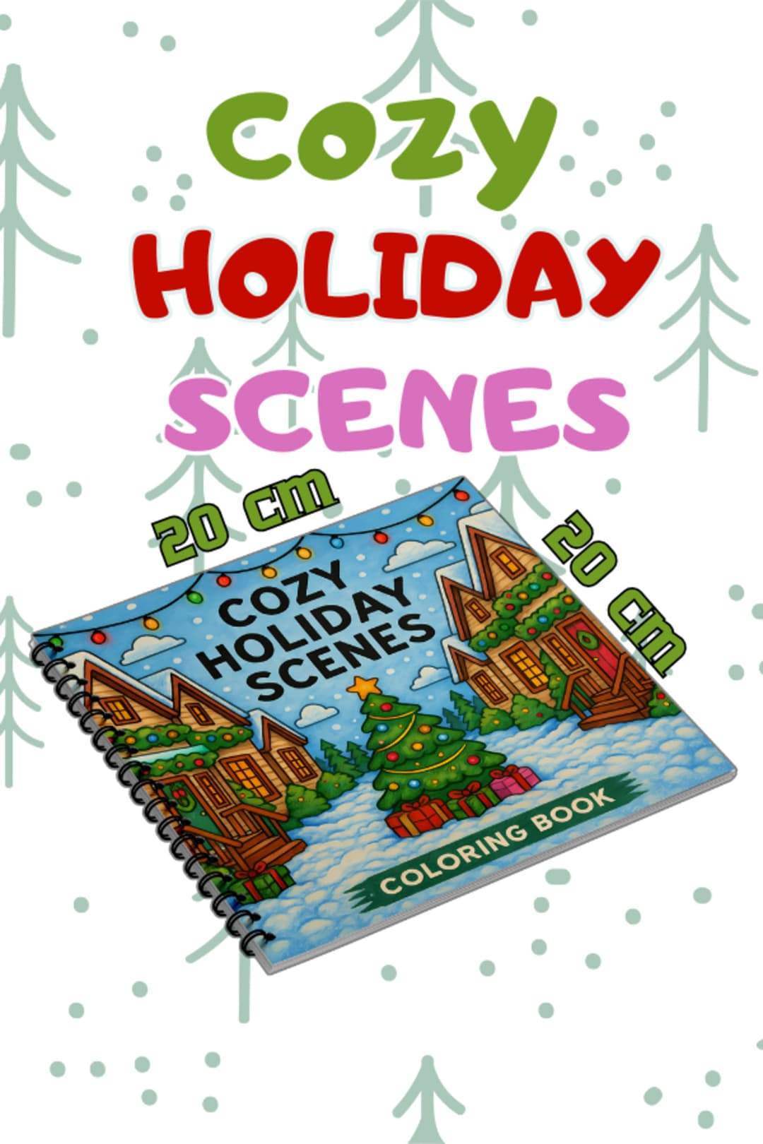 Pink Swan Craft Yılbaşı Cozy Holiday Scenes Bold And Easy