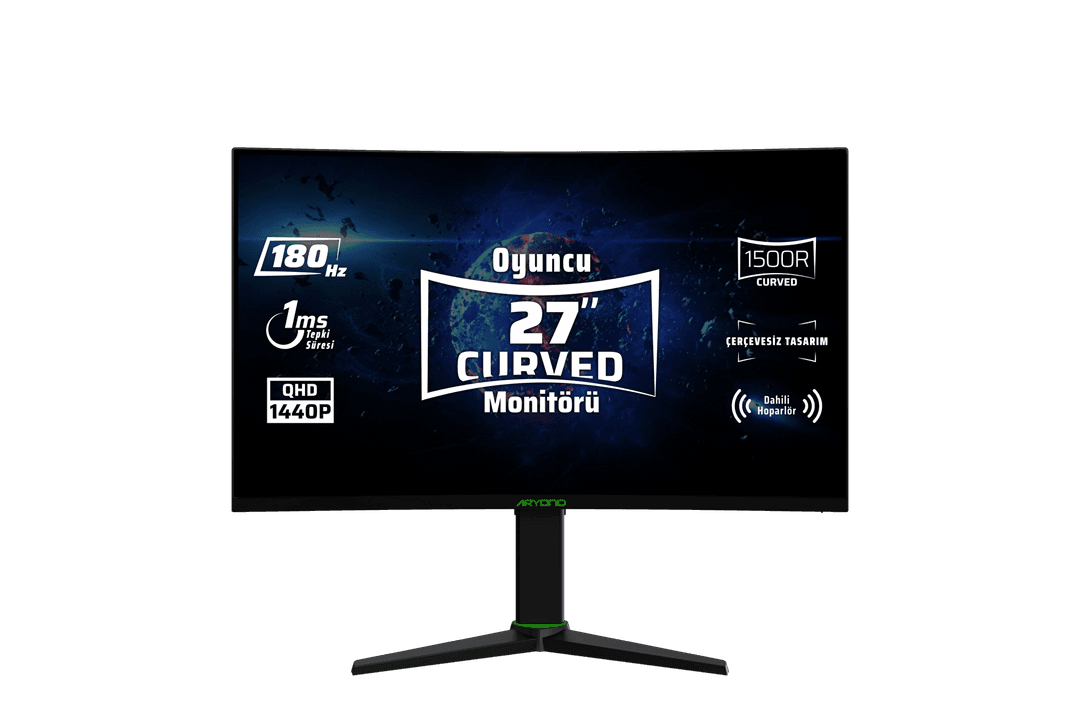 Aryond A27 V2 QHD 180 Hz 1Ms Curved Oyuncu Monitörü