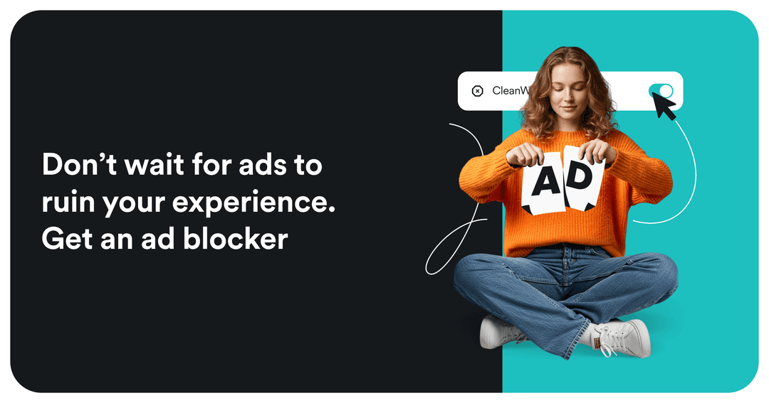 Get the best ad blocker CleanWeb - Surfshark