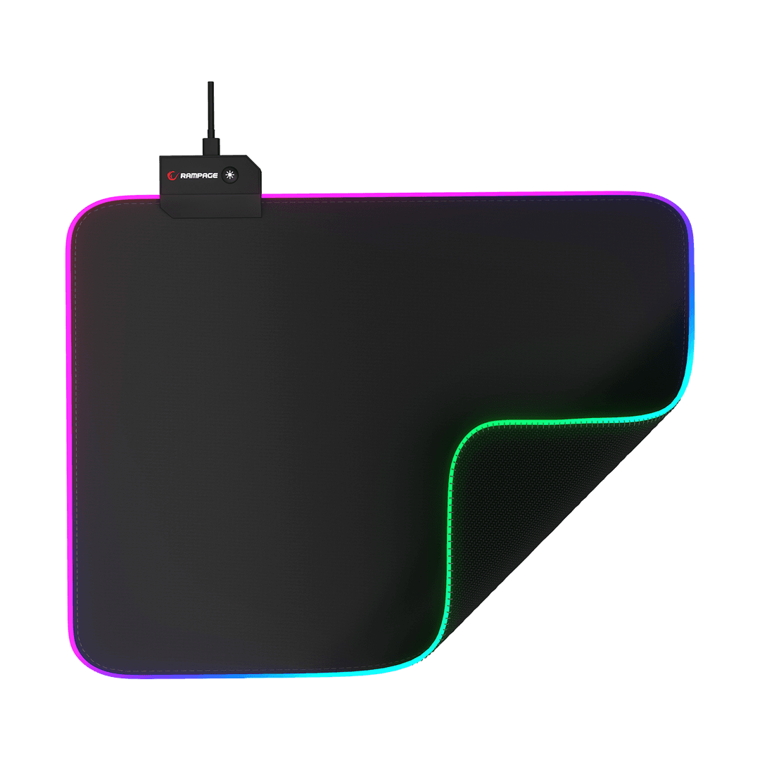 Mouse Pad: Pulsar RGB M (MP-21) - Mp-21 25x33 cm RGB Oyuncu Mouse Pad-Siyah