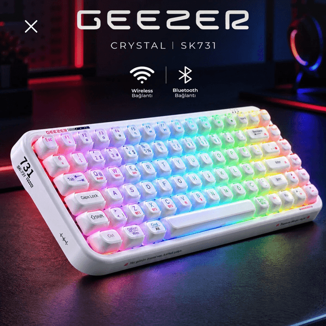 Geezer Crystal Türkçe Klavye