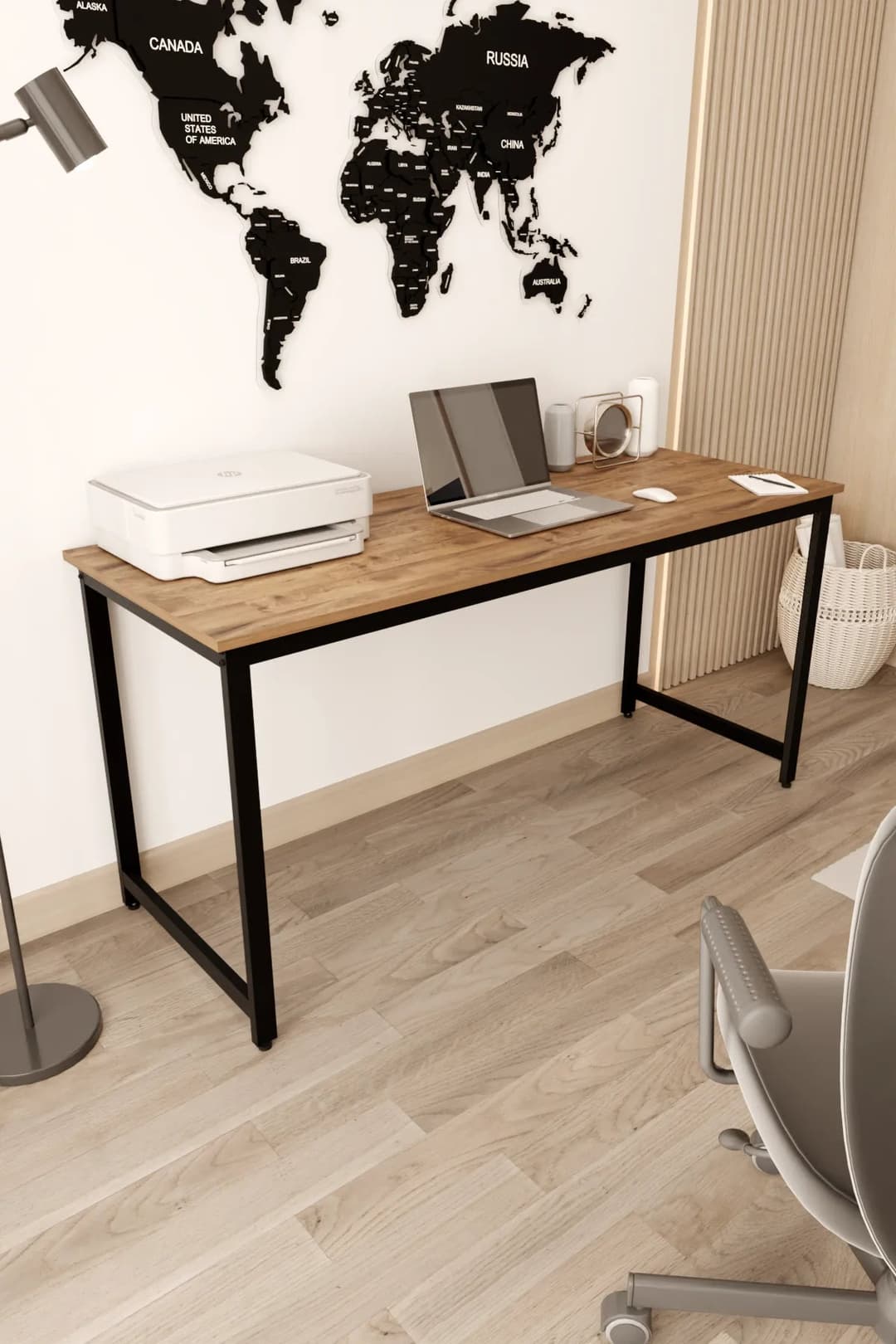 Çalışma Masası Bilgisayar Masası Ofis Masası 60x160 | Atlantik Çam …