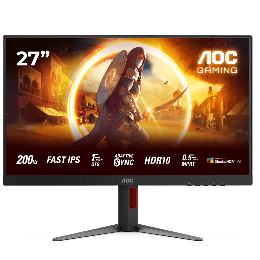 AOC 27G4HA 27" 200Hz 0.5ms HDMI DP G-Sync AdaptiveSync Pivot HDR10 FHD Fast IPS Gaming Monitör | ITOPYA